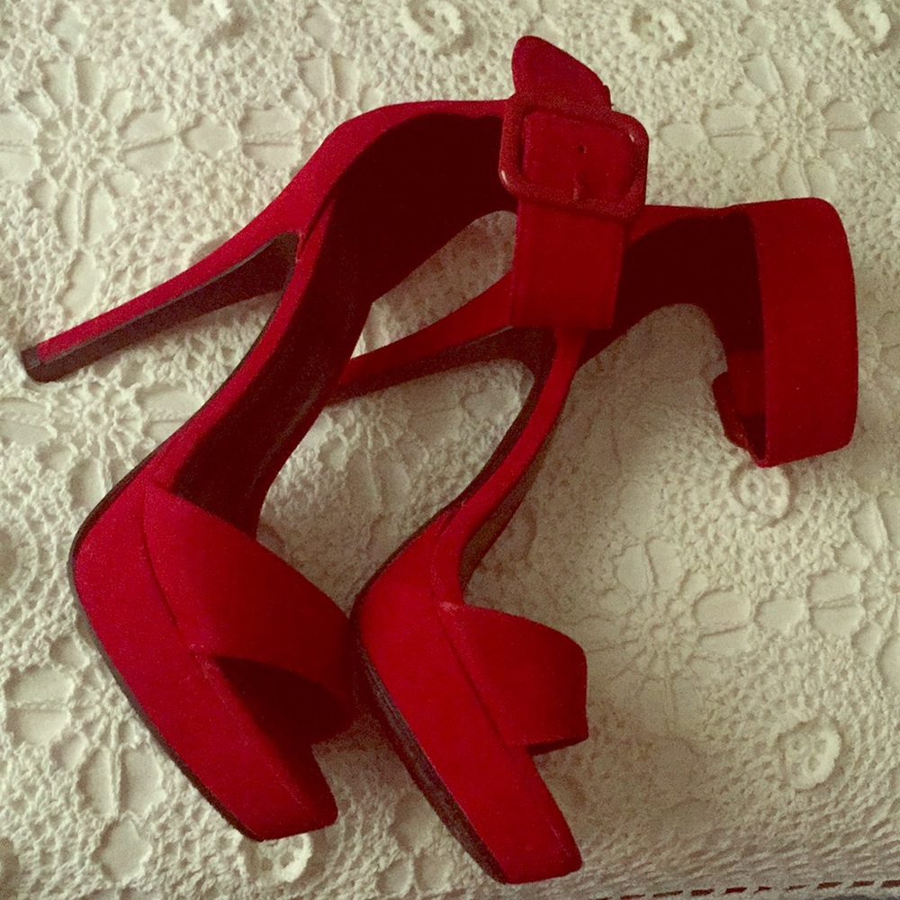 Scarlet Red Heels